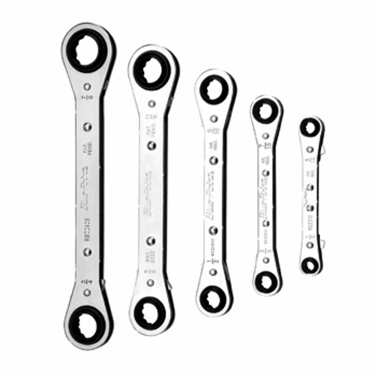 Bluepoint Wrenches Ratcheting Box Wrench Sets, 5pcs